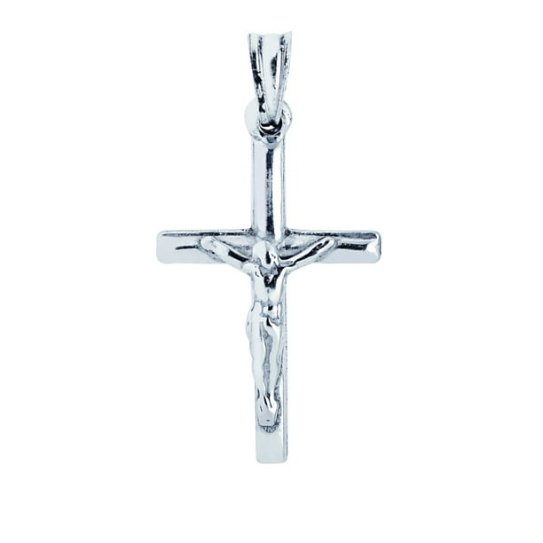 Details about  /  Black Leather Wrap 925 Silver Crucifix Cross Charm Bracelet Necklace 16/" 28/"